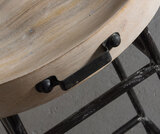 Bristol White krzesło barowe, 44x32x70cm