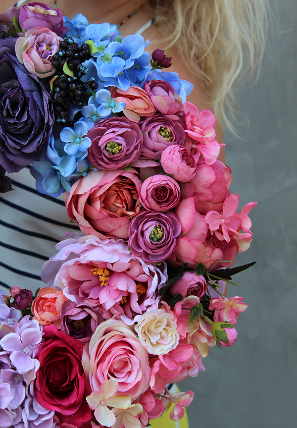 efektowny wianek na drzwi Bogactwo Natury, śr.44cm 