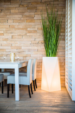 Nevis donica podświetlana światło ciepłe 50x90cm