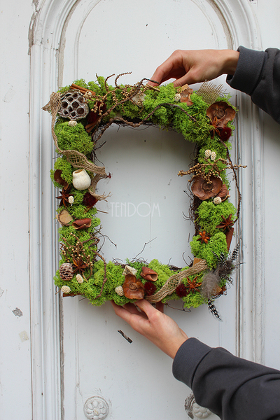 Forrest jednostronne "okienko" w okno lub na ścianę, 40x33cm 