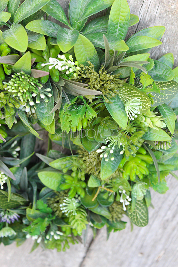 Ziołowy wianek dekoracyjny, śr.32cm