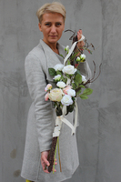 dekoracja nagrobna / kompozycja Gloria, dł.92cm 