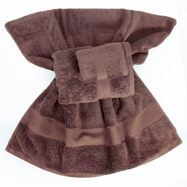 bawełniany ręcznik Carmen kawowy, wym.50x100cm