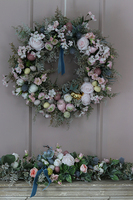 bajeczny wianek wielkanocny, Green Canoe Pastels, śr.56cm 