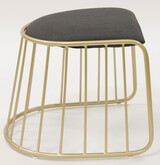 Absolute, stylowy taboret / podnóżek, wym. 43x50x47cm