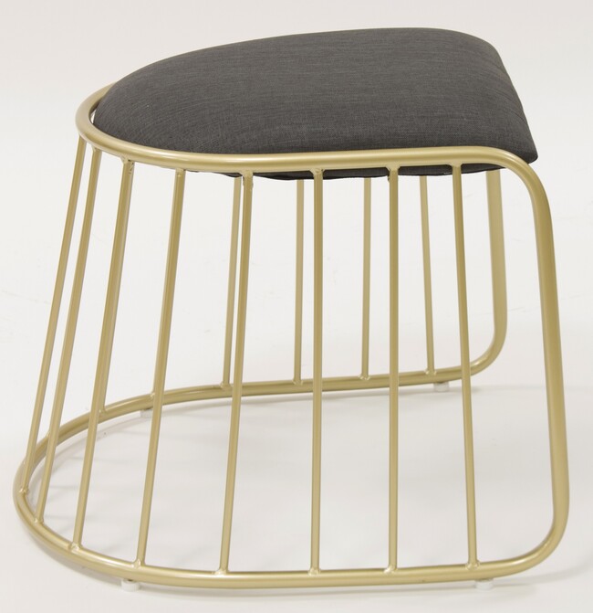 Absolute, stylowy taboret / podnóżek, wym. 43x50x47cm