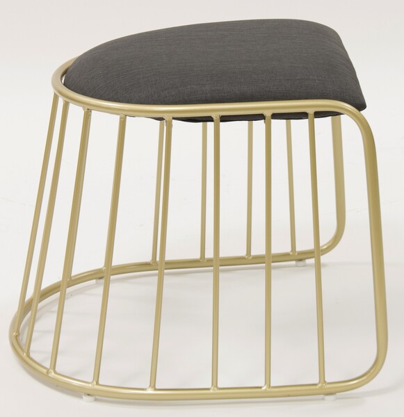 Absolute, stylowy taboret / podnóżek, wym. 43x50x47cm