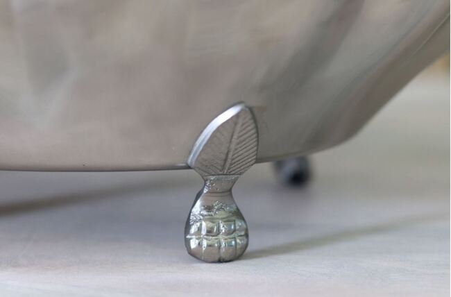 cynowane naczynie Anioły, wym.16.5x53x31cm