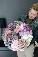 Bella bardzo duży wianek na drzwi, śr.46cm 