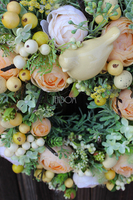 dekoracyjny wianek Wiosenny Czar, śr.36cm