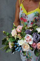 Alana kompozycja kwiatowa / bukiet wys.22cm, szer.48cm 