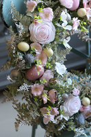 bajeczny wianek wielkanocny, Green Canoe Pastels, śr.56cm 