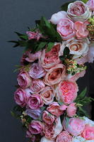 bardzo duży wianek na drzwi, Maria Antonina, śr.70cm 