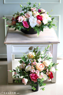 Odettino, komplet dekoracji nagrobnych, bukiet & kompozycja, 2szt