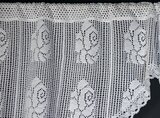firana/firanka Koronka krem 150x60cm