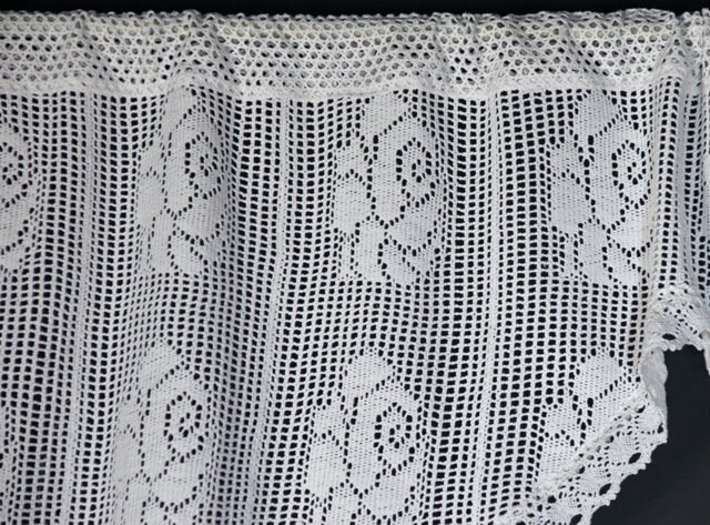 firana/firanka Koronka krem 150x60cm