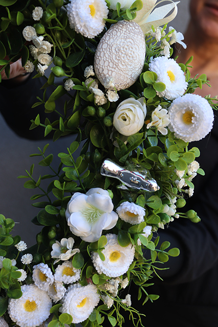 Nestro wianek na drzwi / stroik na stół, śr.40cm