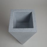 Rossa donica jasny marmurek z wewnętrzną półką 45x90cm