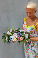 Alana kompozycja kwiatowa / bukiet wys.22cm, szer.48cm 