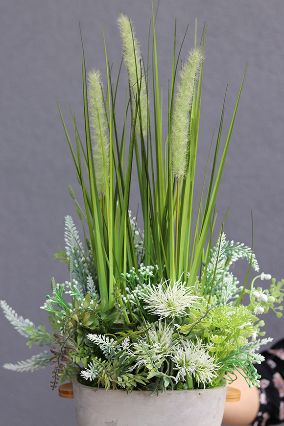 Veloni, nowoczesna kompozycja traw, wys.53cm