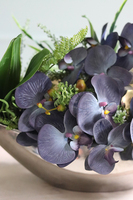 dekoracyjna dekoracja ze storczykiem, Dekoria Granat&Gold, wym.30x45cm