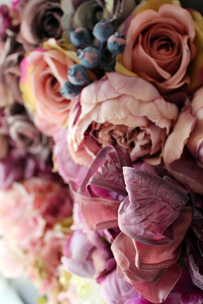 Bella bardzo duży wianek na drzwi, śr.46cm 