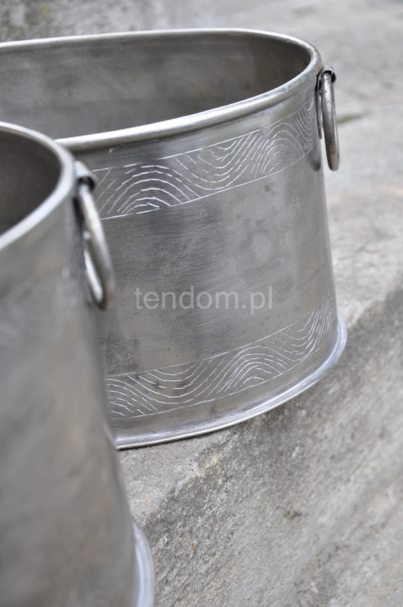 komplet metalowych pojemników Duo