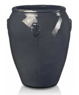 grafitowy ceramiczny dzban / donica Giovani, wym.62x79cm