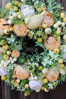 dekoracyjny wianek Wiosenny Czar, śr.36cm