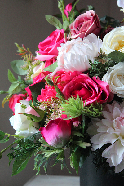 Diora 2, ekskluzywny flowerbox, kompozycja kwiatowa, wys.52cm