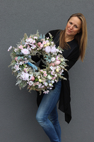 bajeczny wianek wielkanocny, Green Canoe Pastels, śr.56cm 