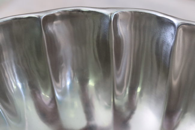 cynowane naczynie Anioły, wym.16.5x53x31cm