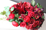 bukiet / kwiatowa kompozycja Red Fire 2, wys.28cm