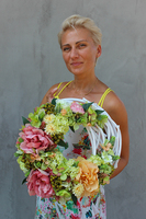 prześliczny wianek Sarmacja, śr.36cm