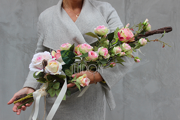 dekoracja nagrobna do wazonu Rosanna, dł.85cm 