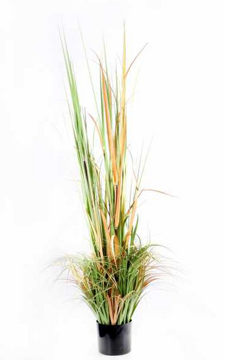 sztuczne trawy w osłonce / donicy, wys.170cm