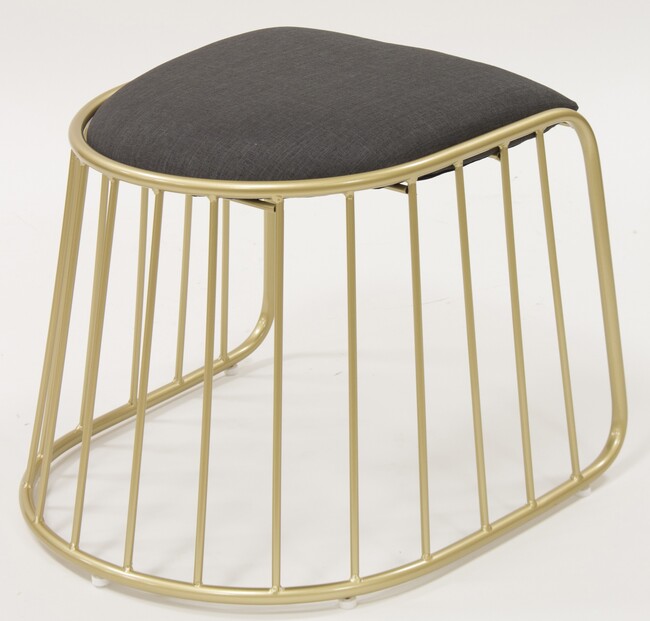 Absolute, stylowy taboret / podnóżek, wym. 43x50x47cm