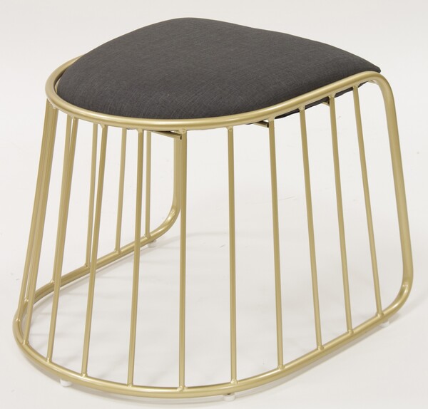 Absolute, stylowy taboret / podnóżek, wym. 43x50x47cm