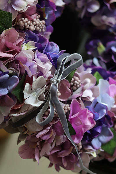 Nullona, dekoracyjny wianek na drzwi, śr.40cm