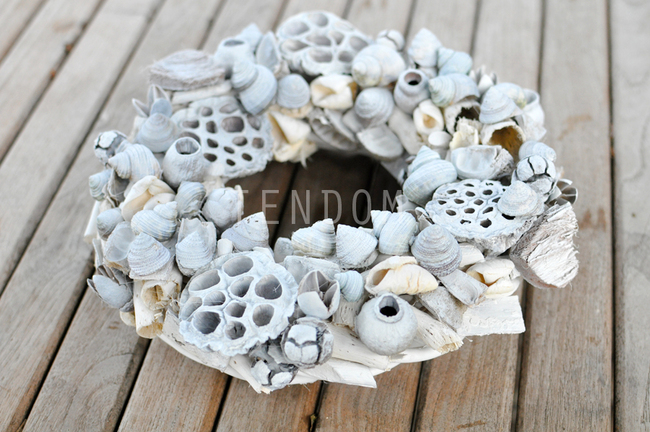 wianek dekoracyjny Sea, śr.30cm