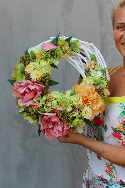 prześliczny wianek Sarmacja, śr.36cm