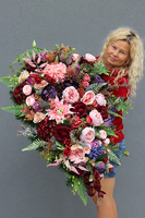 England Premium, komplet dekoracji nagrobnych, wiązanka + bukiet 