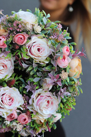 Angela, uroczy kwiatowy wianek, śr.29cm 