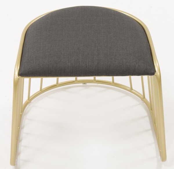 Absolute, stylowy taboret / podnóżek, wym. 43x50x47cm