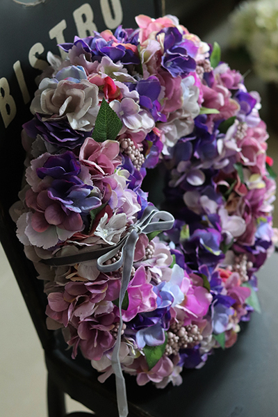 Nullona, dekoracyjny wianek na drzwi, śr.40cm