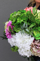 bukiet / flowerbox Kedo w szarym pudełku, wys.60cm