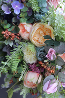 Rocco, dużych rozmiarów bukiet  kwiatowy z wisterią, wym.67x80cm