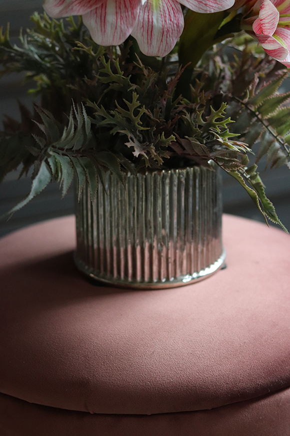 Amarylis Silver w srebrnej donicy, wys. 42cm 