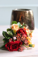 czerwony bukiet, Pełnia Lata, komplet 4szt