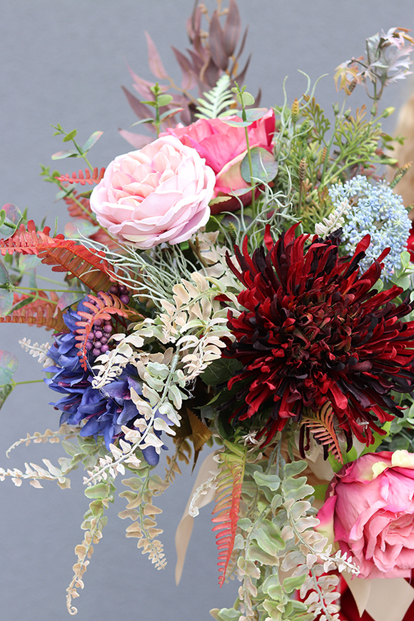 England Premium, komplet dekoracji nagrobnych, wiązanka + bukiet 